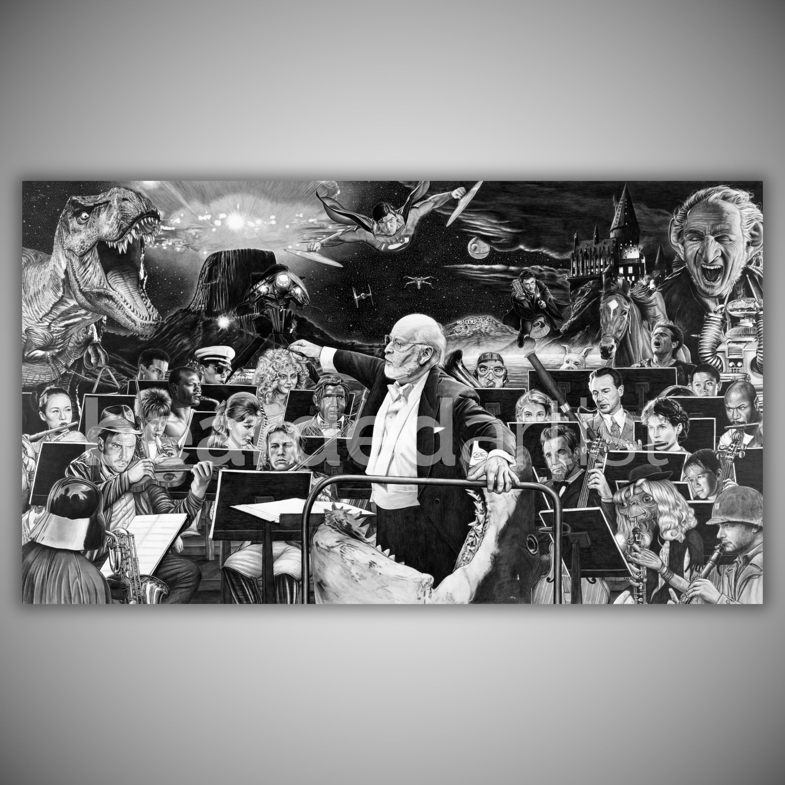Johnny - John Williams Orchestra Tribute Art Print & Canvas